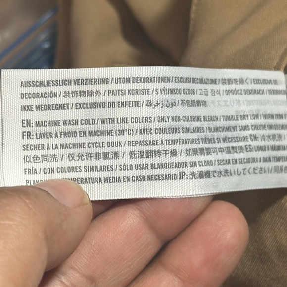 Abercrombie and fitch tan camel pants size 2/26 - Picture 12 of 12